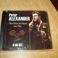 Peter Alexander Rote Rosen, rote Lippen ...4 CD´s OVP