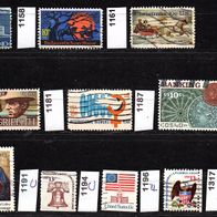K731 USA Vereinigte Staaten Mi. Nr.1127 bis1317 - siehe Scan o