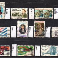 K734 USA Vereinigte Staaten Mi. Nr.1449 bis 1630- siehe Scan o