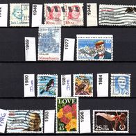 K738 USA Vereinigte Staaten Mi. Nr.1782 bis 1996 - siehe Scan o