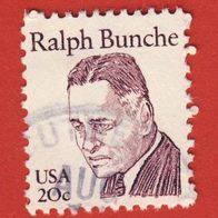 USA 1982 Mi.1524 Dr. Bunche sauber gestempelt