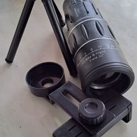 Binoculares Fernglas/ Monocular Telescope 16x52 66M/8000M Day &Night mit Stativ