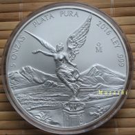 5 Oz Siegesgöttin Mexico Libertad 2016 st (gekapselt)