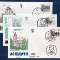 E028) Berlin FDC 1978 - MiNr. 578-580 - Berliner Ansichten (II) - 3 FDC