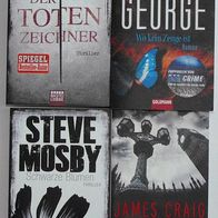 Buchpaket - Krimi-Taschenbücher (siehe Beschreibung)