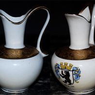 Sehr schöne Henkelvase Porzellan Vase Andenken Souvenir von Berlin