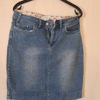 Jeans-Minirock Gr. 40