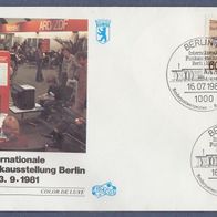 E068) Berlin FDC 1981 - MiNr. 649 - Internationale Funkausstellung in Berlin 1981