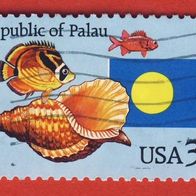 USA 1995 Mi.2643 Fische , Meeresschnecke gest.