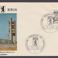 F13) Berlin FDC 1965 - MiNr. 258 - Das neue Berlin - Gedenkstätte Regina Martyrum