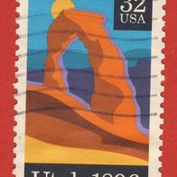 USA 1996 Mi.2684 Utah gest.