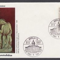 F27) Berlin FDC 1967 - MiNr. 308 - Berliner Kunstschätze - Christus Johannes Gruppe
