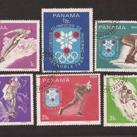 Panama olymp. Winterspile 1968 in Grenoble Mi.-Nr. 1040-1045 gest. (691)