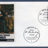 F51) Berlin FDC 1971 - MiNr. 401 - Hermann von Helmholtz