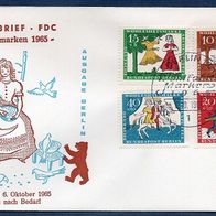G039) Berlin FDC 1965 - MiNr. 266-269 - Wohlfahrtsmarken - Märchen der Brüder Grimm