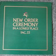 New Order - Ceremony ° 12" UK 1981