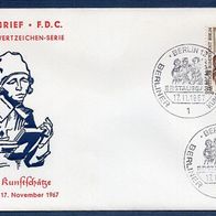 G062) Berlin FDC 1967 - MiNr. 305 - Berliner Kunstschätze - Apostel Markus
