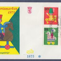 G121) Berlin FDC 1971 - MiNr. 412-415 - Wohlfahrtsmarken - Altes Holzspielzeug