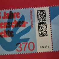 Briefmarke Deutschland 2023 "75 Jahre Allg. Erklärung der Menschenrechte" Postfrisch