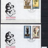 DDR 1988 100. Geburtstag von Max Lingner MiNr. 3209 - 3212 FDC gestempelt