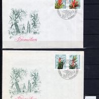 DDR 1988 Bromelien MiNr. 3149 - 3152 FDC gestempelt -2-