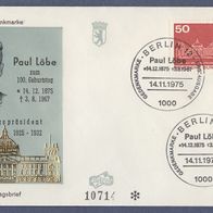 G193) Berlin FDC 1975 - MiNr. 515 - Paul Löbe
