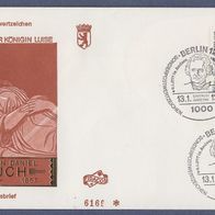 G213) Berlin FDC 1977 - MiNr. 541 - Christian Daniel Rauch - Sarkophag für Luise