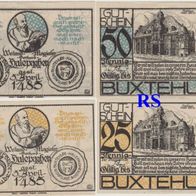 Buxtehude-Notgeld 25-50 Pfennig vom 01-10-1921-RS-Halepaghen