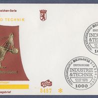 G241) Berlin FDC 1979 - MiNr. 584 - Industrie und Technik - Löffelbagger