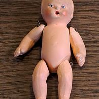 Alte Keramik Porzellan Babypuppe Germany 158 Puppenstubenpuppe Vintage