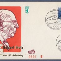 G275) Berlin FDC 1980 - MiNr. 627 - Zum 100. Geburtstag von Robert Stolz