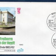G319) Berlin FDC 1980 - MiNr. 687 - Berlin Ansichten - Villa des Freiherrn von Heydt