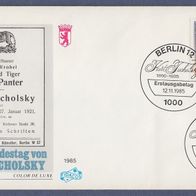 G374) Berlin FDC 1985 - MiNr. 748 - Zum 50. Todestag von Kurt Tucholsky