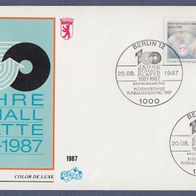 G413) Berlin FDC 1987 - MiNr. 787 - Int. Funkausstellung - 100 Jahre Schallplatte
