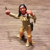 Bullyland Indianer mit Tomahawk Figur Wild West Vintage