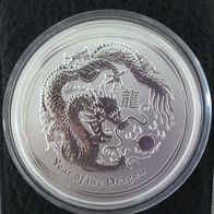 5oz Silber 999 Lunar II - Drache