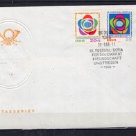 DDR 1968 Weltfestspiele der Jugend und Studenten, Sofia MiNr. 1377 - 1378 FDC