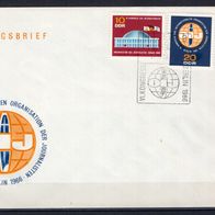DDR 1966 Kongress der OIJ, Berlin MiNr. 1212 - 1213 FDC gestempelt -1-