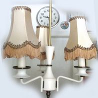 alte 3-flammige Deckenlampe 82 cm * Stablampe * Art Deco Kronleuchter
