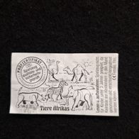 Ü - Ei Beipackzettel 1990 Tiere Afrikas 639 982 Elefant