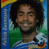 Patrick Owomoyela " Portrait Team Stecker - Duplo WM 2006