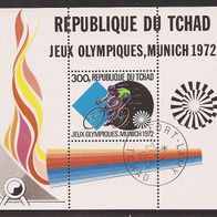 Republ. Tchad olymp. Sommerspiele 1972 in München Block 44 gest. (633)