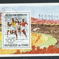 Republ. Tchad olymp. Sommerspiele 1976 in Montreal Block 65 gest. (608)