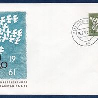 A53) BRD FDC 1962 - MiNr. 367 y - Europa CEPT