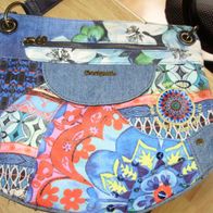 Desigual Umhängetasche Crossbag bunt "Learn" wie neu