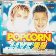 CD Sampler: "Popcorn Live 98", auf 2 CDs (1998)