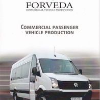 Forveda VW Crafter ( Litauen ) ca2013 , 4 Seiten