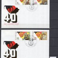 DDR 1989 40 Jahre DDR MiNr. 3279 - 3282 FDC gestempelt
