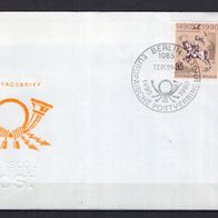 DDR 1990 500 Jahre Internationale Postverbindungen MiNr. 3299 FDC gestempelt -1-