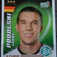 Bild 33 " Lukas Podolski " Porträt Team Sticker - Duplo WM 2010